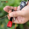 SAMSFX Fly Fishing Knot Tying Tools Quick Knot Tool for Fishing Hooks, Lures, Flies, Trout Line Backing, Come with Zinger Retractors