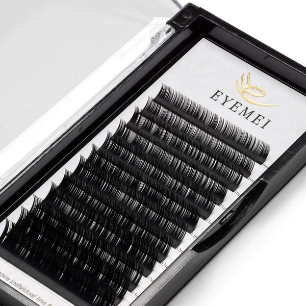Eyelash Extensions 0.15mm C Curl 10mm Natural Individual Eyelashes Extension Light Faux Mink Lashes Supplies Single Length Professional Salon Use by EYEMEI （C-0.15-10mm）