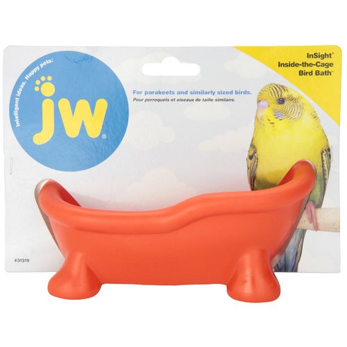 JW Pet Company Insight Inside the Cage Bird Bath Bird Accessory (colors may vary)