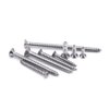 #8 x 3/4" (100 pcs) Stainless Steel Flat Head Sheet Metal Screws, Phillips Drive Wood Screws, 304 Stainless Steel 18-8, Self Tapping Screws