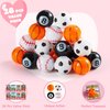 JOYIN 28 Packs Valentine's Day Mini Sport Fidget Spinner Balls with Gift Cards for Valentine's Party Favors,Valentine's Classroom Exchange Gift Cards,Fidget Spinner Soccer Balls for Kids Prizes