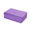Hugger Mugger 3-Inch Foam Yoga Block (Purple)