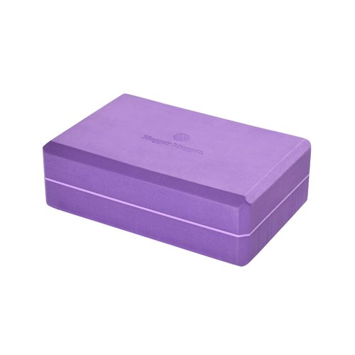 Hugger Mugger 3-Inch Foam Yoga Block (Purple)