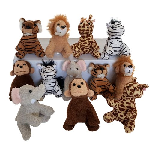 Dondor Super Soft Plush Zoo Animals