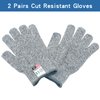 Zorfeter Cut Resistant Gloves for Kids, XXS(Ages 5-8) Food Grade Level 5 Protection Safety Kitchen Gloves for Cutting and Wood Carving, 1 Pair