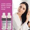 DHS Moisturizing Conditioner - Powerful Detangling and Hydrating for Dry, Damaged or Oily Hair / 2 8 oz packs