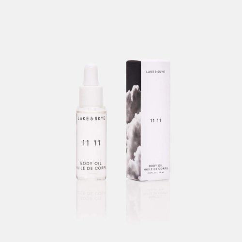 Lake & Skye 11 11 Body Oil Mini, 0.33 fl oz (10 ml) - Hydrating with Vitamin E & Sweet Almond Oil - Uplifting Scent