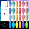 MSRUIOO Color Changing Gel Nail Polish Set Glow in the Dark Gel Nail Polish Kit Mood Luminous Temperature Color Change Gel Polish Soak Off Gel Polish Kit 6 PCS 8ML