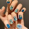 Abalone Seashell Nail Art Slices, Holographic 3D Mermaid Irregular Nail Art Glitter Flakes, Ocean Beach Shell Nail Sequins Supplies for Women Girls Manicure Sparkly Decoration, DIY Resin Nail Art Tips