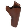 Barsony Brown Leather Cross-Draw Gun Holster for Ruger Super Blackhawk Right