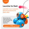 Wonder Workshop Launcher Accessory for Dash Robot – Turn Dash Robot into a Projectile Launcher– Fun Accessory for STEM Robot Toys for Kids 6+