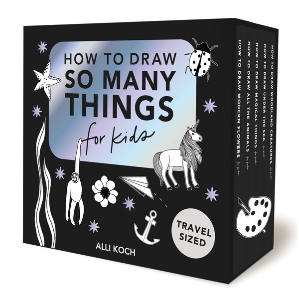 So Many Things: A Box Set of 5 How-to-Draw Books for Kids (Stocking Stuffers)