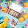 BABORUI Birthday Surprise Gift Box Explosion for Money, Happy Birthday Surprise Gift Box with Confetti, Cash Explosion Gift Box for Women Men Kids(Yellow Birthday)