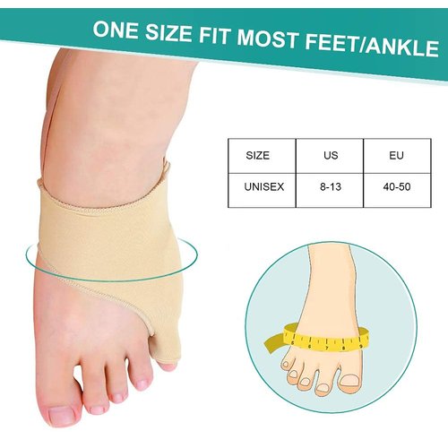 Tailor Bunion Corrector, Bunion Pads for Bunion Pinky Toe Relief, Tailors Bunion Splint for Toe Straightener, Little Toe Separator, Overlapping, Soft Silicone Gel Bunion Pad With Anti-Slip (L)