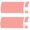 SAJOO 48 PCS Lace Front Wig Tape Adhesive Tape Double-Sided Waterproof Lace Wigs Wig Tapes Waterproof Lace Tape C-Shaped Wig Tape Hair Wig Tape for Wigs Toupees Hair Extension and Hair Pieces (Pink)