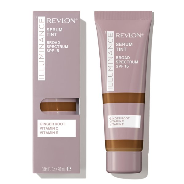 Revlon Illuminance Tinted Serum, Triple Hyaluronic Acid, Evens Out Skin Tone Over Time and Hydrates All Day, SPF 15, 517 Amber, 0.94 fl oz.