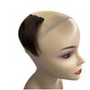 2pcs Human Hair Short Thick Hairpieces Adding Extra Hair Volume Clip in Hair Extensions 4" Brazilian Virgin Hair Topper for Thinning Hair Women and Men 2 packs Lot (Dark Brown)