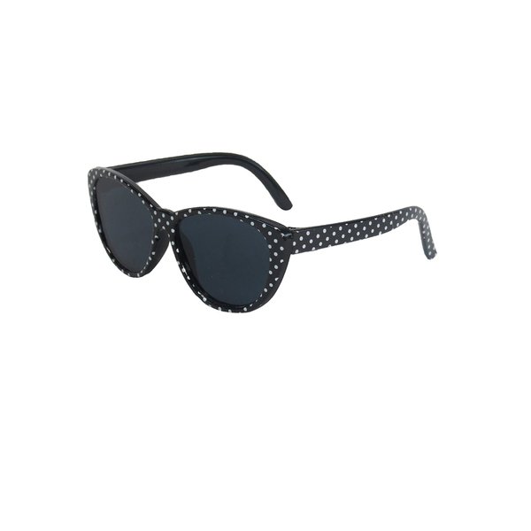 American Fashion World Doll Black Polka Dot Sunglasses for 18-Inch Dolls | Premium Quality & Trendy Design | Dolls Accessories for Popular Brands