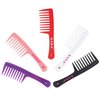 BABA - 2 Piece Diamond Crystal Wide Tooth Detangler Comb – Combs for Women, Hair Comb, Detangles Wet or Dry Hair, Detangling Comb, Wide Tooth Comb for Curls, Hair Brush Detangler (Pink Purple)