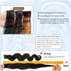 Curly Tape in Hair Extensions Human Hair Natural Black Invisible Tape in Extensions Real Human Hair 40PCS Natural Curly Human Hair Extension Tape ins for Black Women 14 Inch 100G with Extra Tabs