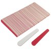 mini Nail Files (100 Pack), 180/240 Grit Wooden Emery Board Nail File Double Sided Small Wood Emory Fingernail Files for Natural Nails Professional Reusable Manicure Pedicure