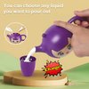 HI-REEKE Toy Tea Set, Magic Teapot Toy Pretend Play Tea Party for Girl-Purple