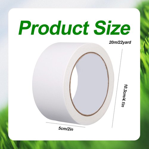 lasuroa Double-Sided Golf Grip Tape, 2inch x 22yard Multifunctional Golf Grip Tape Roll for Clubs Strong Adhesive Easy to Peel & Cut Sports Accessory for Men and Women