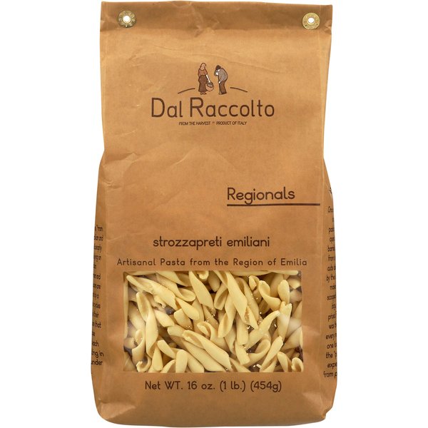 Dal Raccolto Pasta - Strozzapreti Emiliani, 1 lb Bag