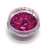 NOCTÍS Pink/Purple glitter for manicures and pedicures, nail art glitters, easy to use