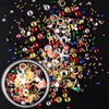 editTime 6 Wheels Mixed Sparkle Nail Art Rhinestones Diamonds Crystals Butterfly Beads Artificial Pearls Gold Silver Nail Studs Gems Metal Hollow Rivets Charms (Micro caviar beads kit)