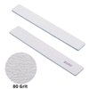 25 Count 80 Grit Rectangle Nail Files for Acrylic Nails, Reusable Buffering Files Double Sided Emery Boards for Nails
