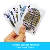 AQUARIUS Bob Ross Playing Cards - Bob Ross Quotes Deck of Cards for Your Favorite Card Games - Officially Licensed Bob Ross Merchandise & Collectibles - Poker Size with Linen Finish