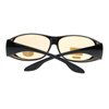 Light Scan Fit Over 63mm UV Vision Protection Anti Reflective Computer Glasses Black
