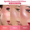 Face Stick Trio 3Pcs Multi-Use Makeup Blush Sticks, Buildable Blendable Lightweight Cream Blush Stick for Cheeks Make Up For Women 3-in-1 Blusher and Lip Makeup Sticks (04)