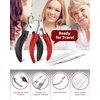 WONSIM Toenail Clippers for Thick Nails, Podiatrist Nail Clippers with Surgical Stainless Steel Sharp Curved Blades, Professional Thick or Ingrown Toe Nail Clippers for Seniors, Men and Women