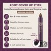 Style Edit Root Touch Up Stick for Medium Brown Hair, Root Concealer for Gray Hair Coverage, Temporary Hair Color, Premium Hair Shading Sponge Pen, Hair Makeup Root Cover Up, 0.11 oz Stick