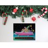 Stonehouse Collection - Texas Pink Cadillac Christmas Cards - 18 Texas Christmas Cards and Envelopes (Standard)