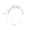 Star headband Star Bridal Wedding Crown Star Crown Star Rhinestone Tiara Birthday Tiaras Wedding Headbands Crystal Tiara for Women and Girls