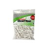 PRIDE GOLF TEE unisex adult 50 Count Bag Golf Tees, White, 2.125 US
