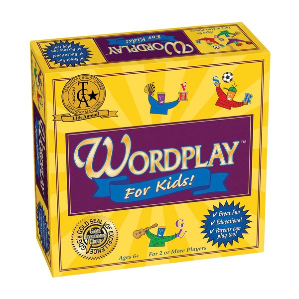 Wordplay for Kids - an Award-Winning Board Game Where Kids Race to Form Words - Family Game Night Fun - Ages 6 & up