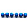 Arcity 6 Pcs/Lot 28mm Arcade LED Push Buttons Illuminated Player 1P 2P Coin Start Select Lit Blue with Microswitch for Arcade Machine Games Console Parts 5V