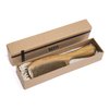 BEINY Natural Green Sandalwood Comb - Anti Static Wooden Hair Comb with Thickening Round Handle for Hair Health