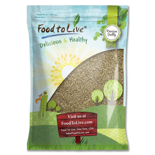 Food to Live Fennel Seeds, 5 Pounds – Whole Raw Seeds, Non-Irradiated, Kosher, Vegan, Bulk. Sweet Licorice Flavor. High in Dietary Fiber. Great for Fennel Tea. Pairs Well with Seafood