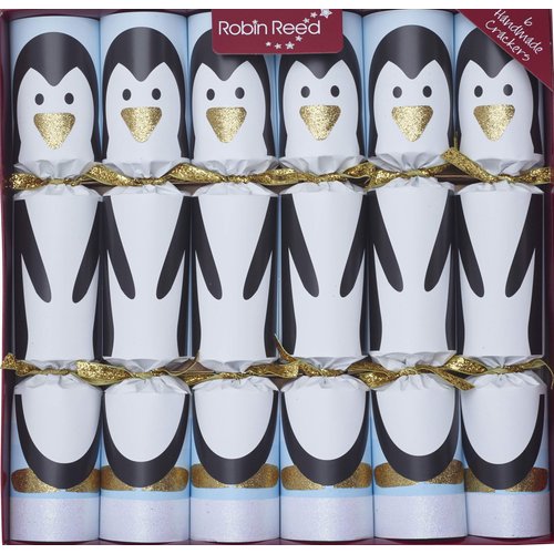 Robin Reed 6 x 13 Racing Penguin Party Favors of England - Contains Wind up Racing Penguins