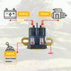 12V Starter Solenoid Relay with 4 Terminal | Fit for Cub Cadet John Deere MTD Trombetta, Garden Lawn Turn Tractor Lawn Turn Mower | OE# AM138068, AM133094, 725-04439, 816-1211-211-16