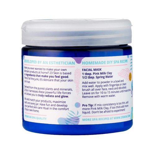 23SKIN Pink Milk Clay Mask, Clean Beauty Skincare for Sensitive and Problem Skin, Reduce Redness Clay Mask with Natural Lactic Acid, Organic Aloa and Purifying Kaolin Clay, 8 Oz