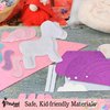 Sewing Kit for Kids Beginner – Portable Sewing Kit for Kids Ages 8-12 - Make Your Own Animal & Unicorn Purse, Educational DIY Arts & Crafts, Learn to Sew Kit Box, Birthday Gifts for Girls & Boys