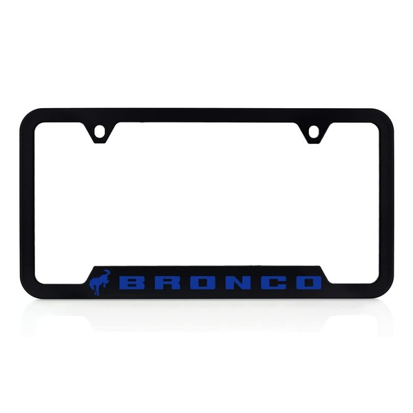 Ford Bronco UV Printed License Plate Frame - Velocity Blue