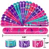 48PCS Gymnastics Party Favors 24PCS Tattoos 24PCS Slap Bracelets Wristbands Themed Birthdays Party Supplies Decorations Decor Pattern Girls Boys Gifts School Classroom Prize Carnival Christmas Reward