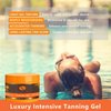 Luxury Intensive Tanning Gel, Natural Tanning Accelerator Cream Gel, Tanning Gel for Outdoor Sun, Tanning Butter for Outdoor Sunbath 5.3Oz